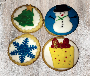 Dulzura Artesanal, fabrica de galletas navideñas personalizadas en Cali | Pedidos al Cel. 315 445 5977